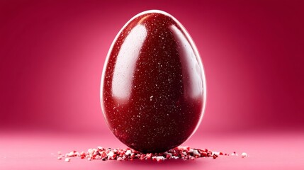 A chocolate Easter egg