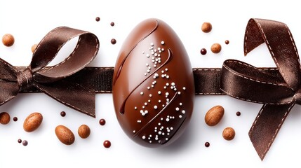 A chocolate Easter egg