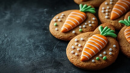 Gingerbread cookies with icing for Easter