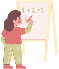 Children Learning Math