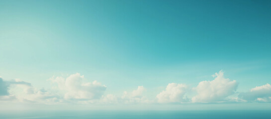 Obraz premium Beautiful sky with a light blue color