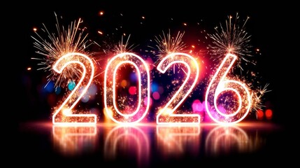 New Year greeting card