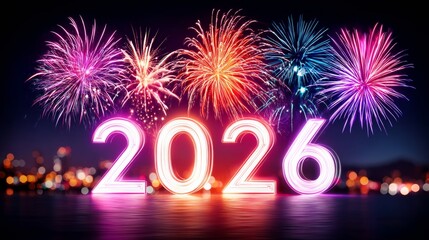 New Year greeting card
