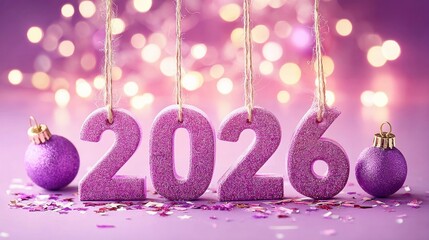 New Year greeting card