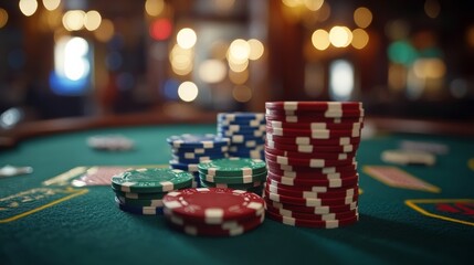 Fototapeta premium Poker chips