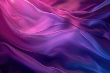 Obraz premium Abstract purple color wave flowing express the energetic ripple. Seamless texture of vividness curve swirling convey sense of harmony and wonderful scene perfect for effect and graphic design. AIG51.