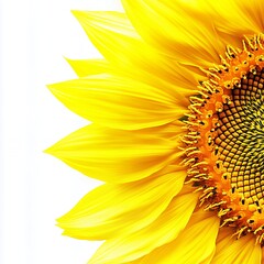 Obraz premium Vibrant Yellow Sunflower Closeup Bright Summer Flower Petals Nature Blossom Bloom Plant Sunny Image