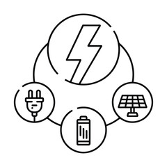Happy Lightbulb Idea with Growth Chart