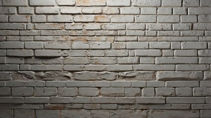 Obraz premium Aged White Brick Wall Background Texture