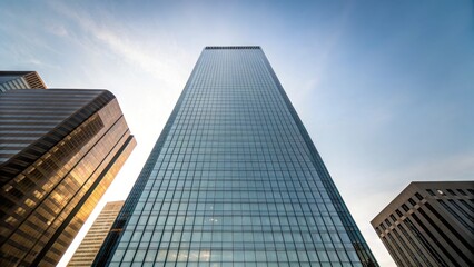 Modern office tower reflecting innovation in tech hub district