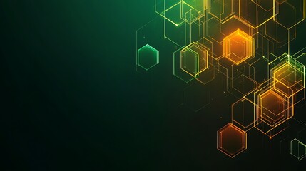 Fototapeta premium Abstract Hexagon Pattern