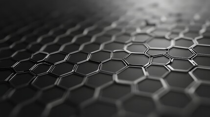 Abstract hexagonal grid pattern