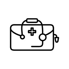 Icon of a doctorchest / first aid kit