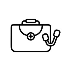 Icon of a doctorchest / first aid kit