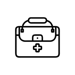 Icon of a doctorchest / first aid kit