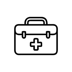 Icon of a doctorchest / first aid kit