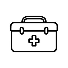 Icon of a doctorchest / first aid kit
