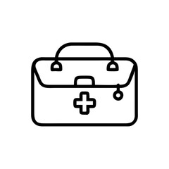 Icon of a doctorchest / first aid kit