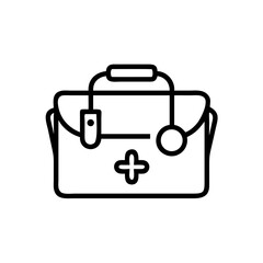 Icon of a doctorchest / first aid kit