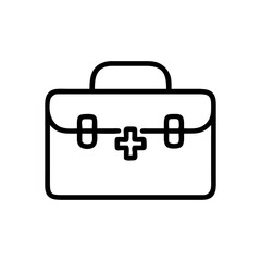 Icon of a doctorchest / first aid kit