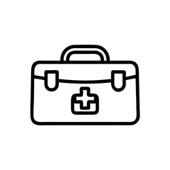 Icon of a doctorchest / first aid kit