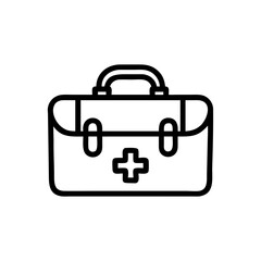 Icon of a doctorchest / first aid kit
