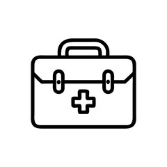 Icon of a doctorchest / first aid kit