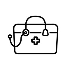 Icon of a doctorchest / first aid kit