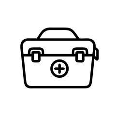 Icon of a doctorchest / first aid kit