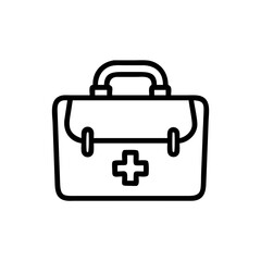 Icon of a doctorchest / first aid kit