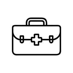 Icon of a doctorchest / first aid kit