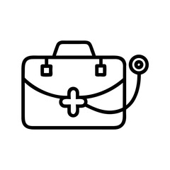 Icon of a doctorchest / first aid kit