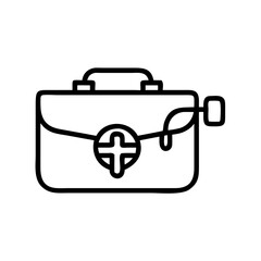 Icon of a doctorchest / first aid kit