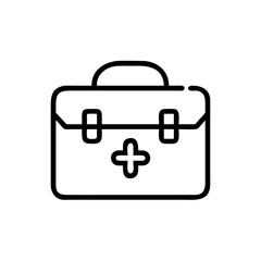 Icon of a doctorchest / first aid kit