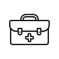 Icon of a doctorchest / first aid kit