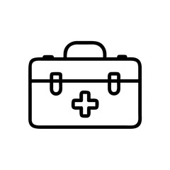 Icon of a doctorchest / first aid kit