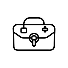 Icon of a doctorchest / first aid kit