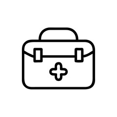 Icon of a doctorchest / first aid kit