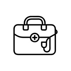Icon of a doctorchest / first aid kit