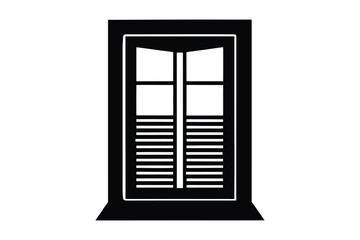 window Silhouette Vector illustration, window Silhouette bundle