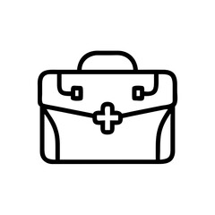 Icon of a doctorchest / first aid kit