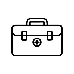 Icon of a doctorchest / first aid kit
