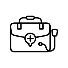 Icon of a doctorchest / first aid kit