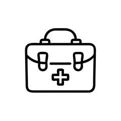 Icon of a doctorchest / first aid kit