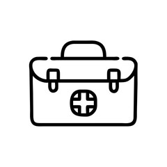 Icon of a doctorchest / first aid kit