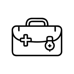 Icon of a doctorchest / first aid kit