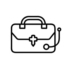 Icon of a doctorchest / first aid kit