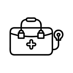 Icon of a doctorchest / first aid kit