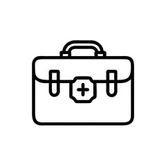 Icon of a doctorchest / first aid kit