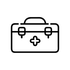 Icon of a doctorchest / first aid kit